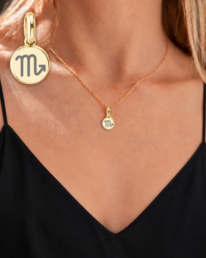 Zodiac Necklace | Escorpio (Gold)