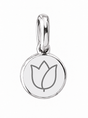 Silver Flower Necklace | Tulipán