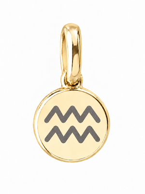 Zodiac Necklace | Acuario (Gold)