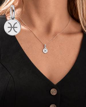 Zodiac Necklace | Piscis (Silver)