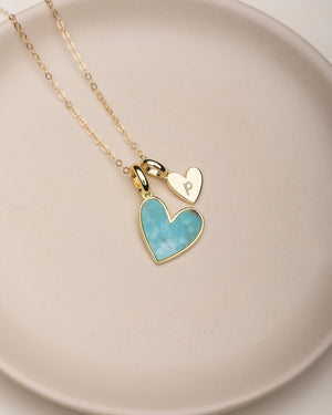 Mint to Be Initial Necklace (Gold)
