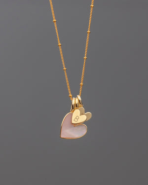 Be Mine Initial Necklace (Gold)