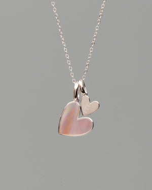 Be Mine Initial Necklace (Silver) - Bangili