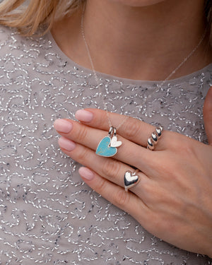 Mint to Be Initial Necklace (Silver)