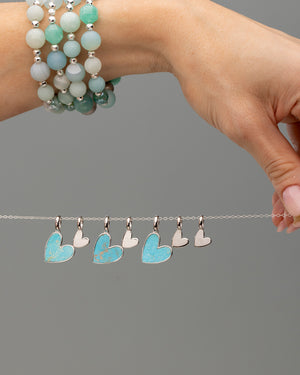 Mint to Be Initial Necklace (Silver)