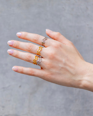 Zig Zag Ring - Bangili