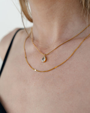 Drop Layered Necklace - Bangili