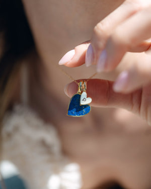 Something Blue Necklace (Gold) - Bangili