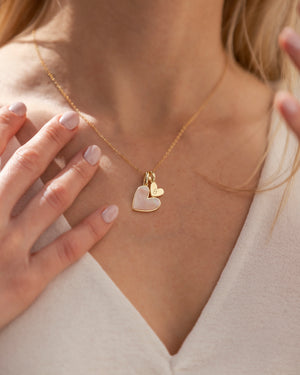 Be Mine Initial Necklace (Gold)