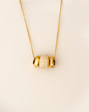 Pavé Charm Necklace - Bangili