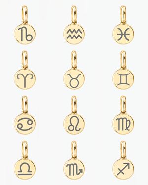 Zodiac Necklace | Libra (Gold)