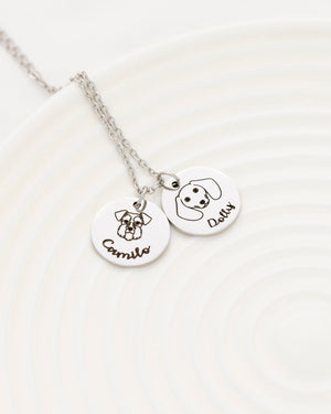 Collar Dog Lovers + Nombre - Bangili