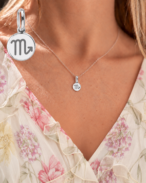 Zodiac Necklace | Escorpio (Silver)