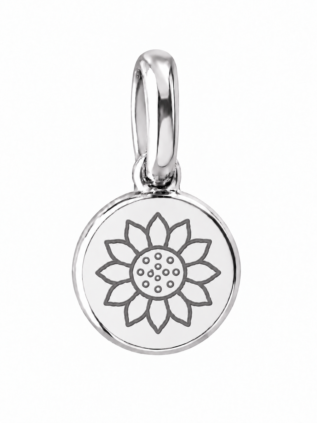 Silver Flower Necklace | Girasol