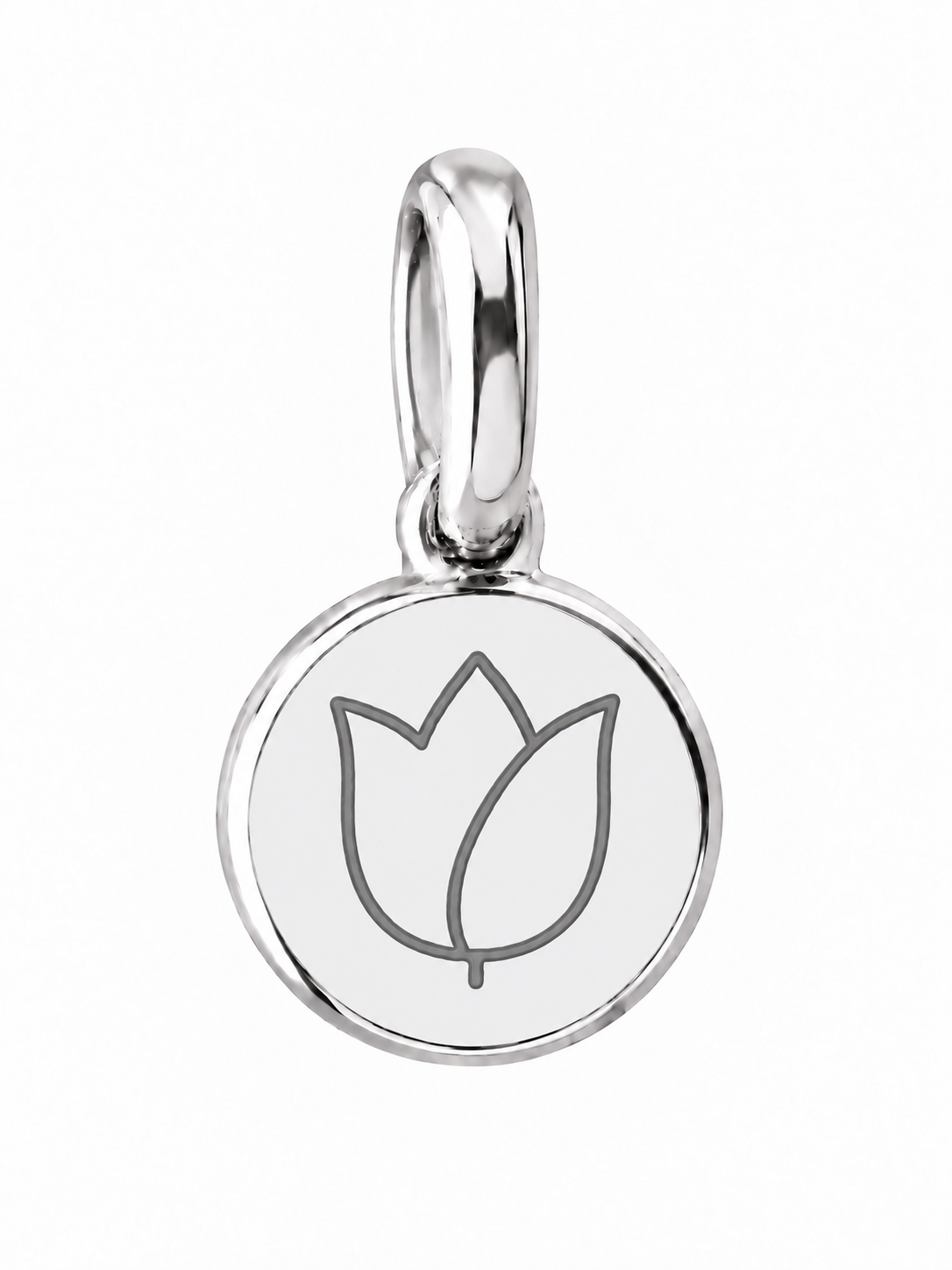 Silver Flower Necklace | Tulipán
