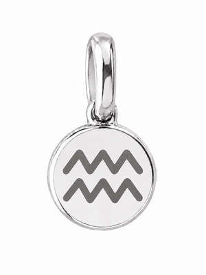 Zodiac Necklace | Acuario (Silver)