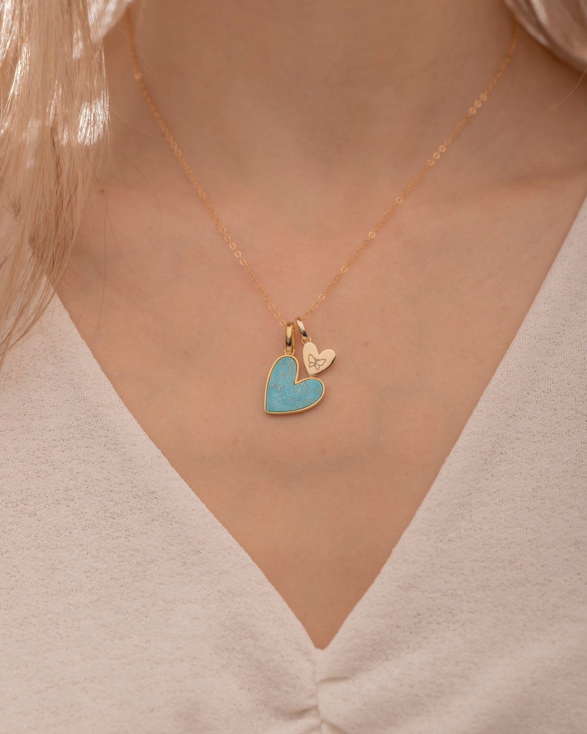 Mint to Be Initial Necklace (Gold)