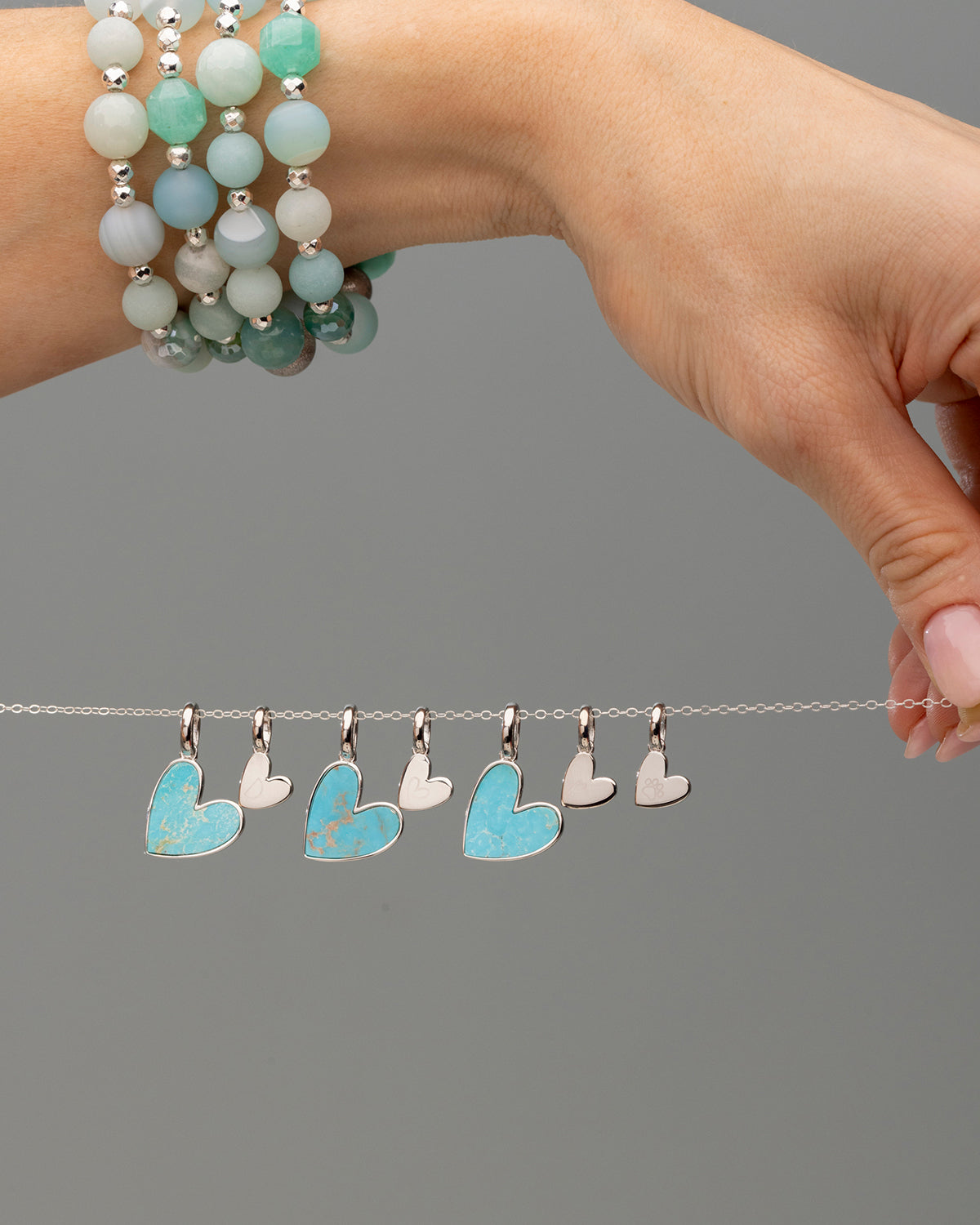 Mint to Be Initial Necklace (Silver)