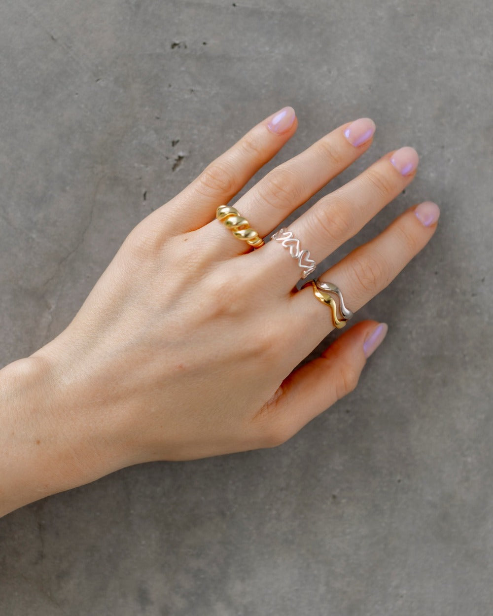 Twist Ring (Plata 925) - Bangili