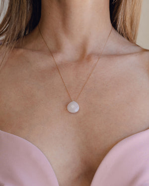 Collar Cuarzo Rosa - Bangili