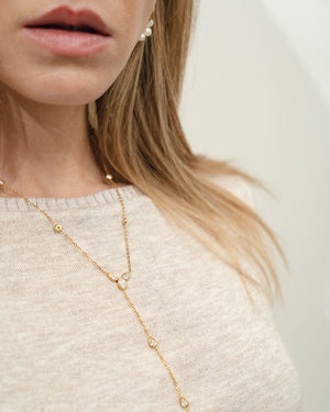 Petal Lariat Necklace - Bangili