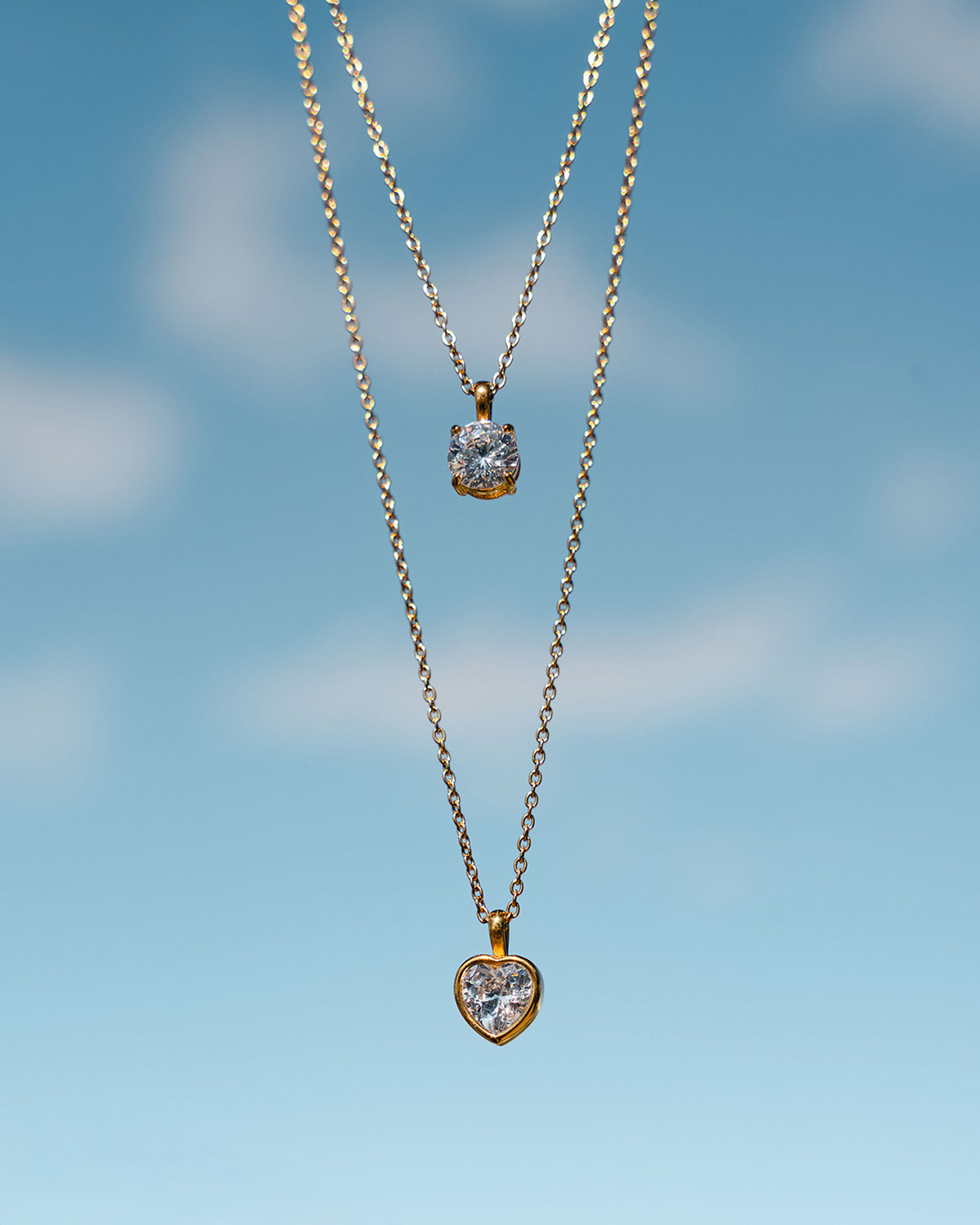 Crystal Round Necklace - Bangili