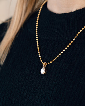 Crystal Drop Necklace - Bangili