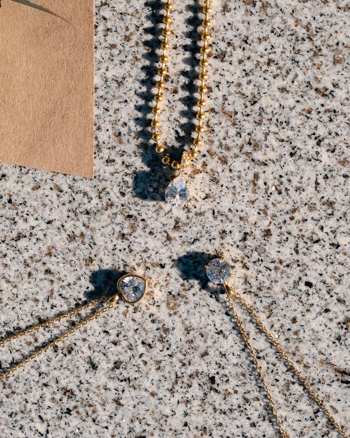 Crystal Heart Necklace - Bangili