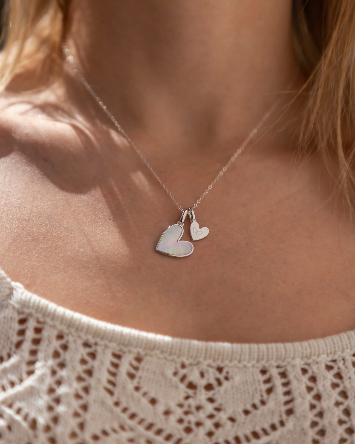 Be Mine Initial Necklace (Silver)