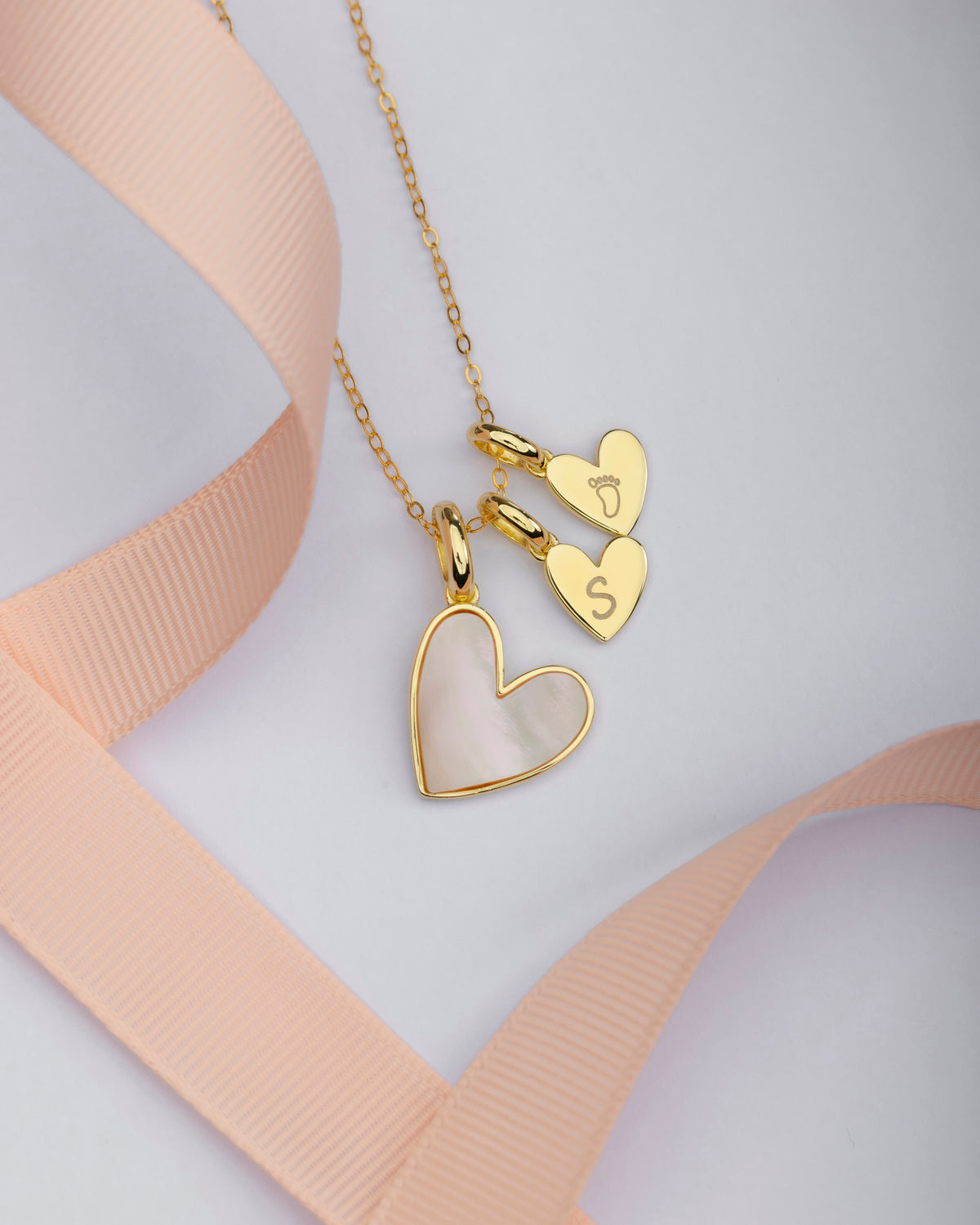 Be Mine Initial Necklace (Gold)