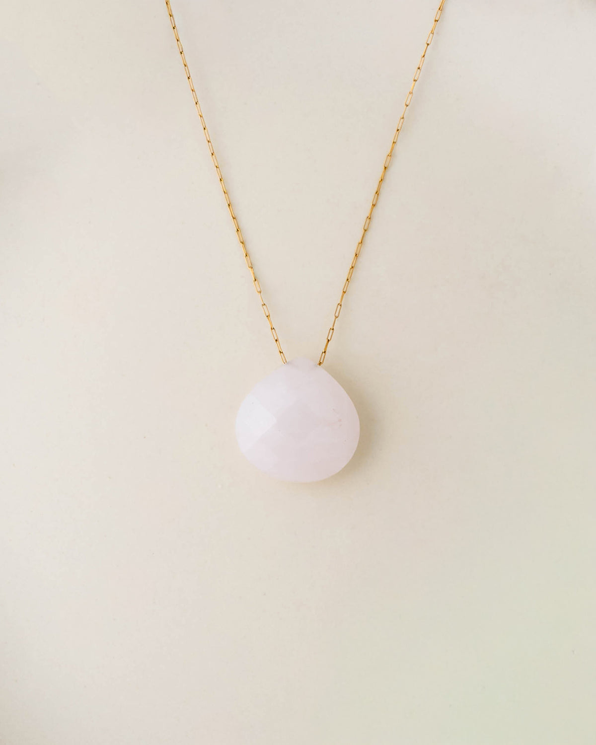 Collar Cuarzo Rosa - Bangili