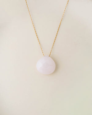 Collar Cuarzo Rosa - Bangili