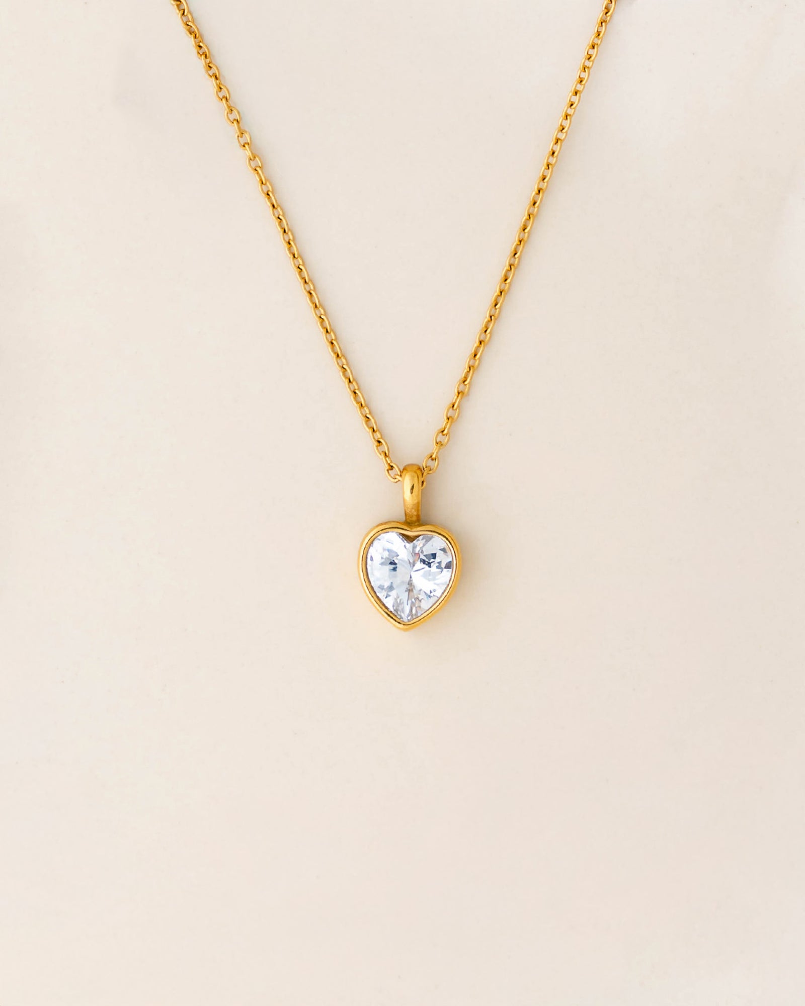 Crystal Heart Necklace - Bangili