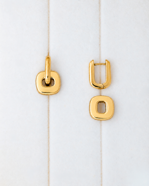 Multiway Square Hoops (Gold)