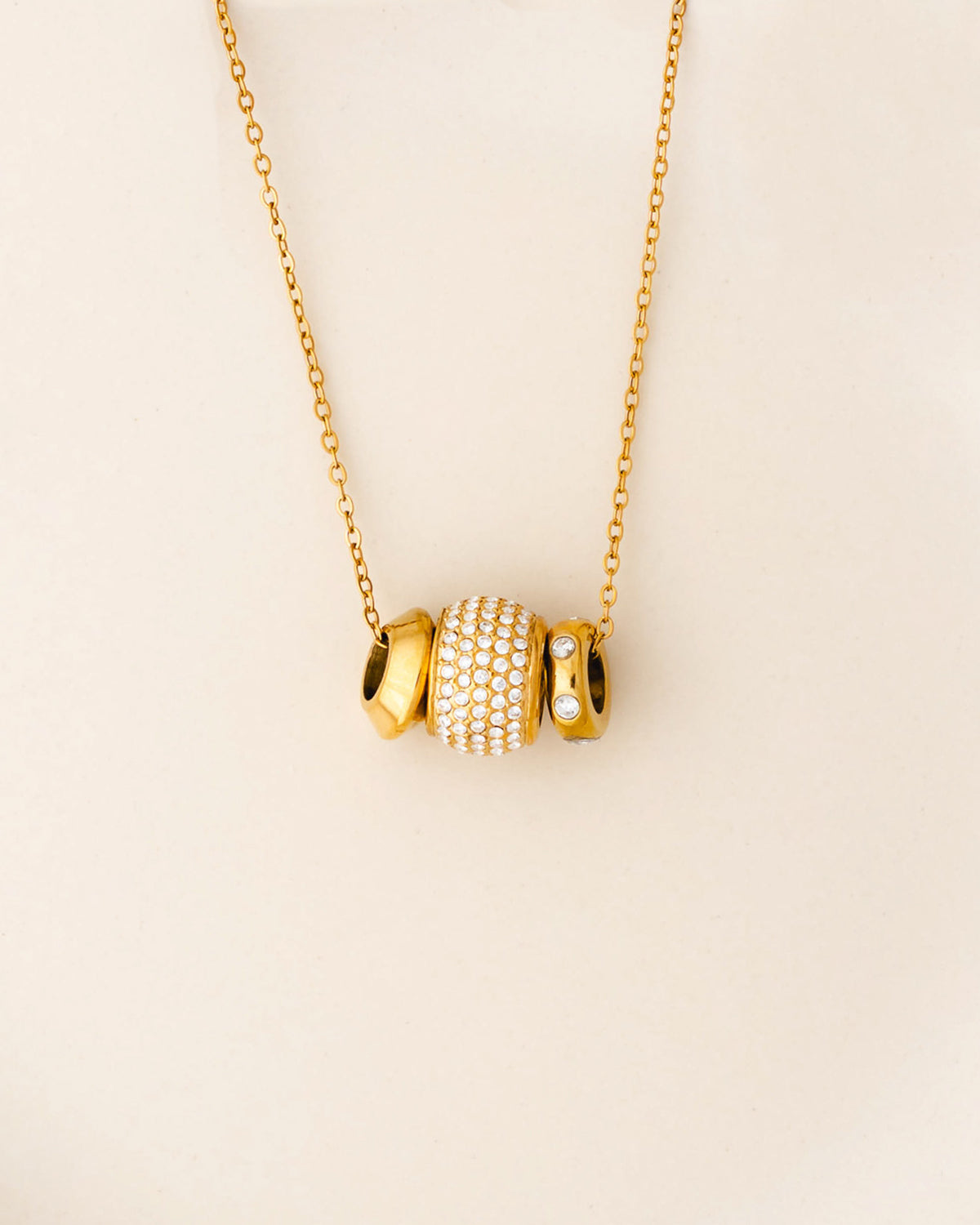 Pavé Charm Necklace - Bangili