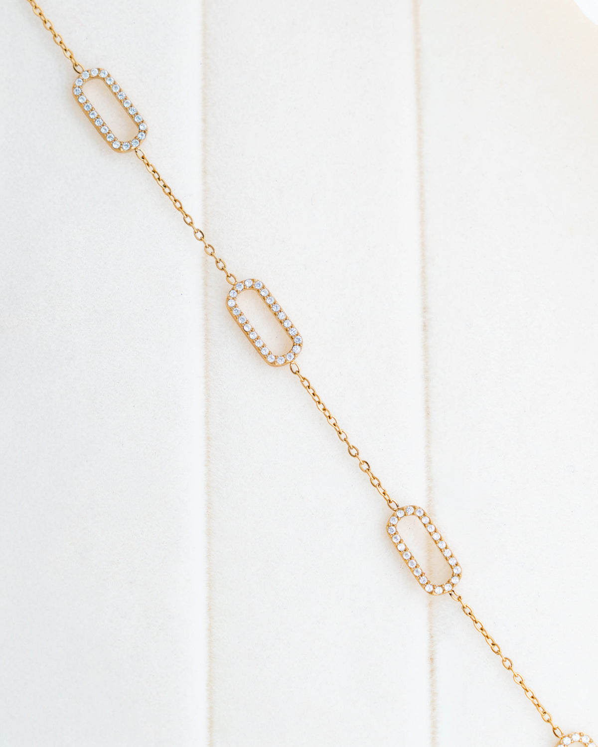 Pavé Link Necklace - Bangili