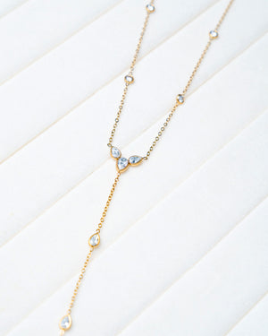 Petal Lariat Necklace - Bangili