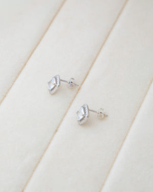 Silver Eterna Studs (Plata 925) - Bangili
