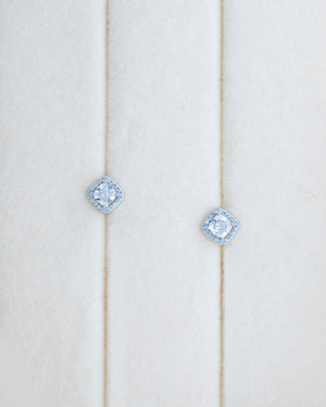 Silver Eterna Studs (Plata 925) - Bangili