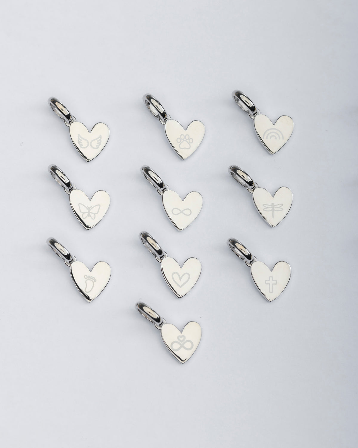 Additional Heart Charm (Silver)