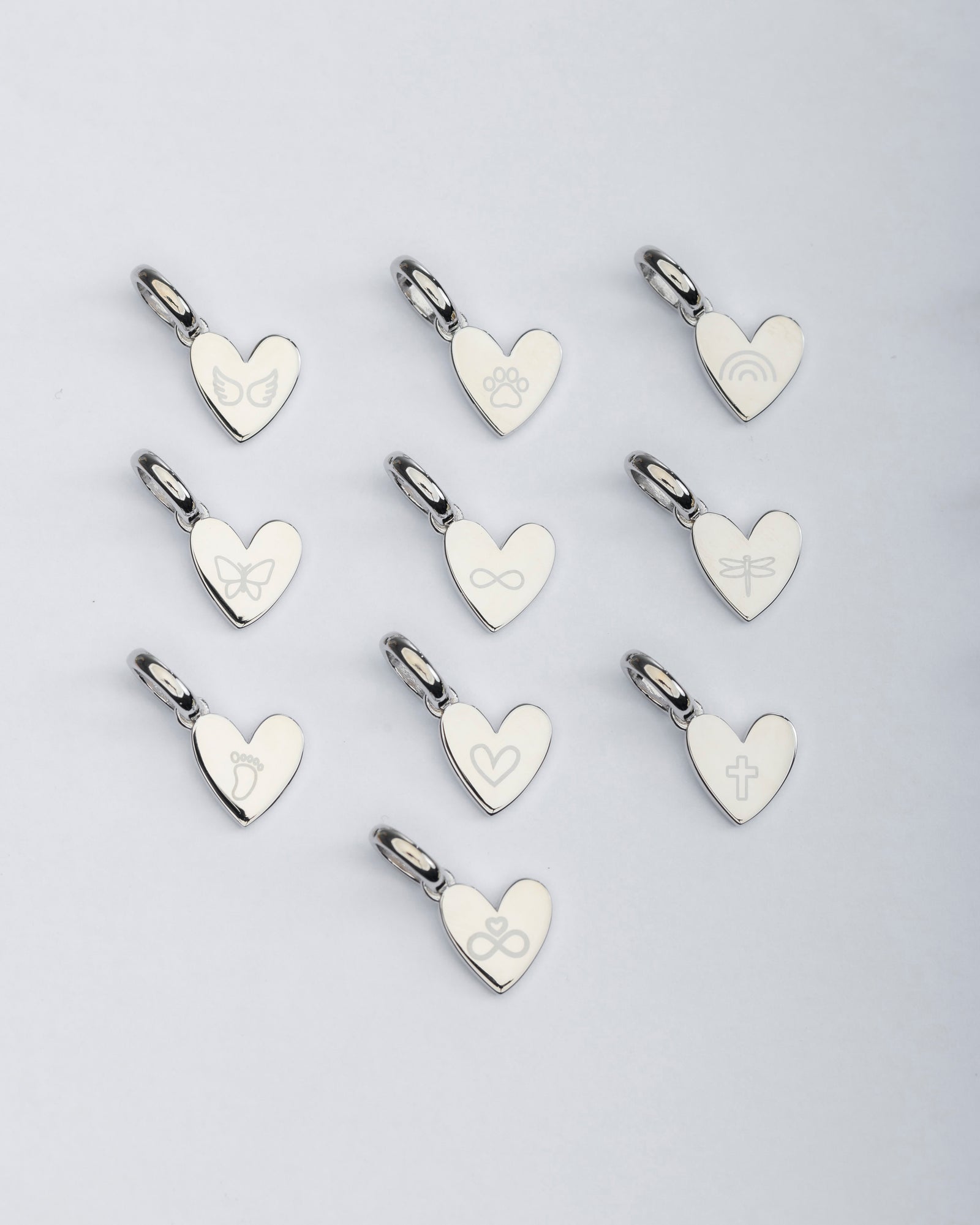 Additional Heart Charm (Silver)