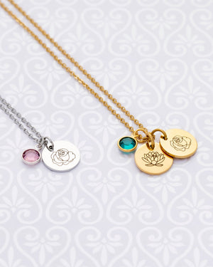 Collar de Birth Flower - Bangili