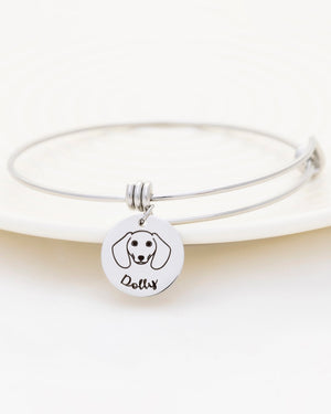 Pulsera Dog Lovers + Nombre - Bangili